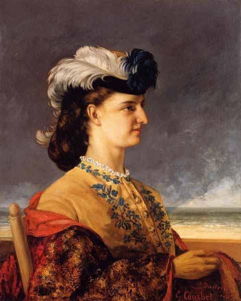 Gustave Courbet Portrait of Countess Karoly